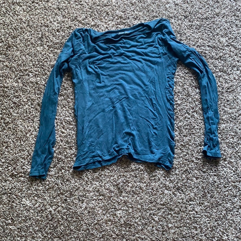 Under scrub t shirt Caribbean blue size L